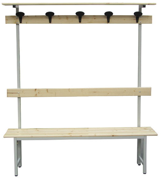 PANCA CON DOGHE IN LEGNO FORNITA SMONTATA